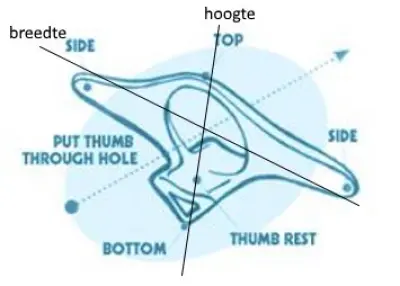 Boekenhouder ThumbThing