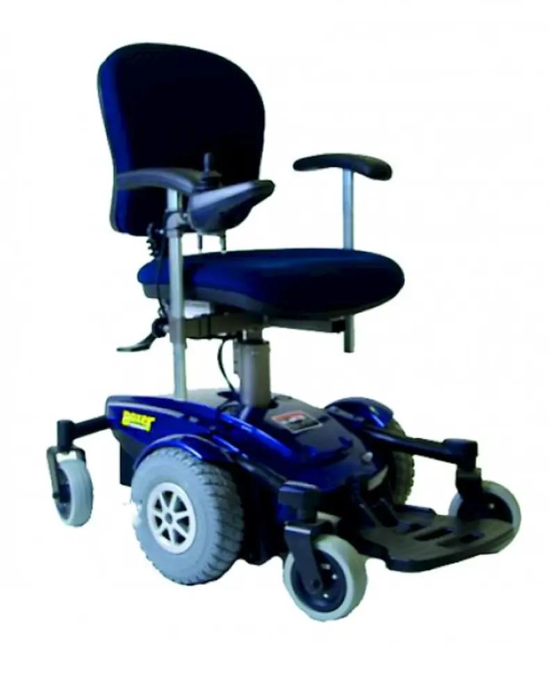 Elektrische binnenrolstoel Boxer MidWheel van Pride Mobility/ Doge Collection