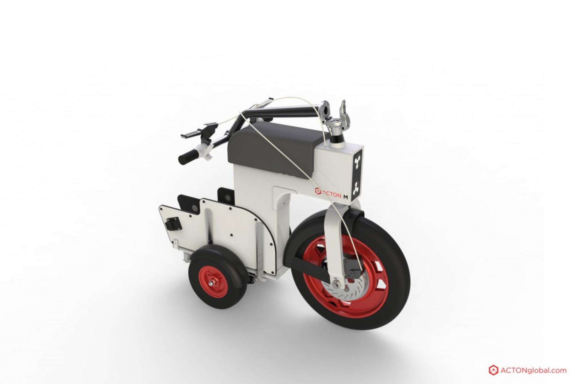 Elektrische trike m scooter mp van rood runner mznqFjc