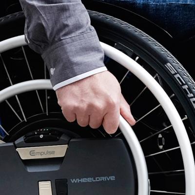 Elektrische wielen EMPULSE WheelDrive van Sunrise Medical
