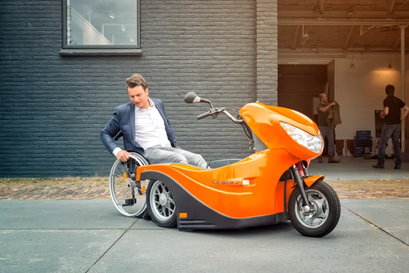 Pendel rolstoelscooter van Huka