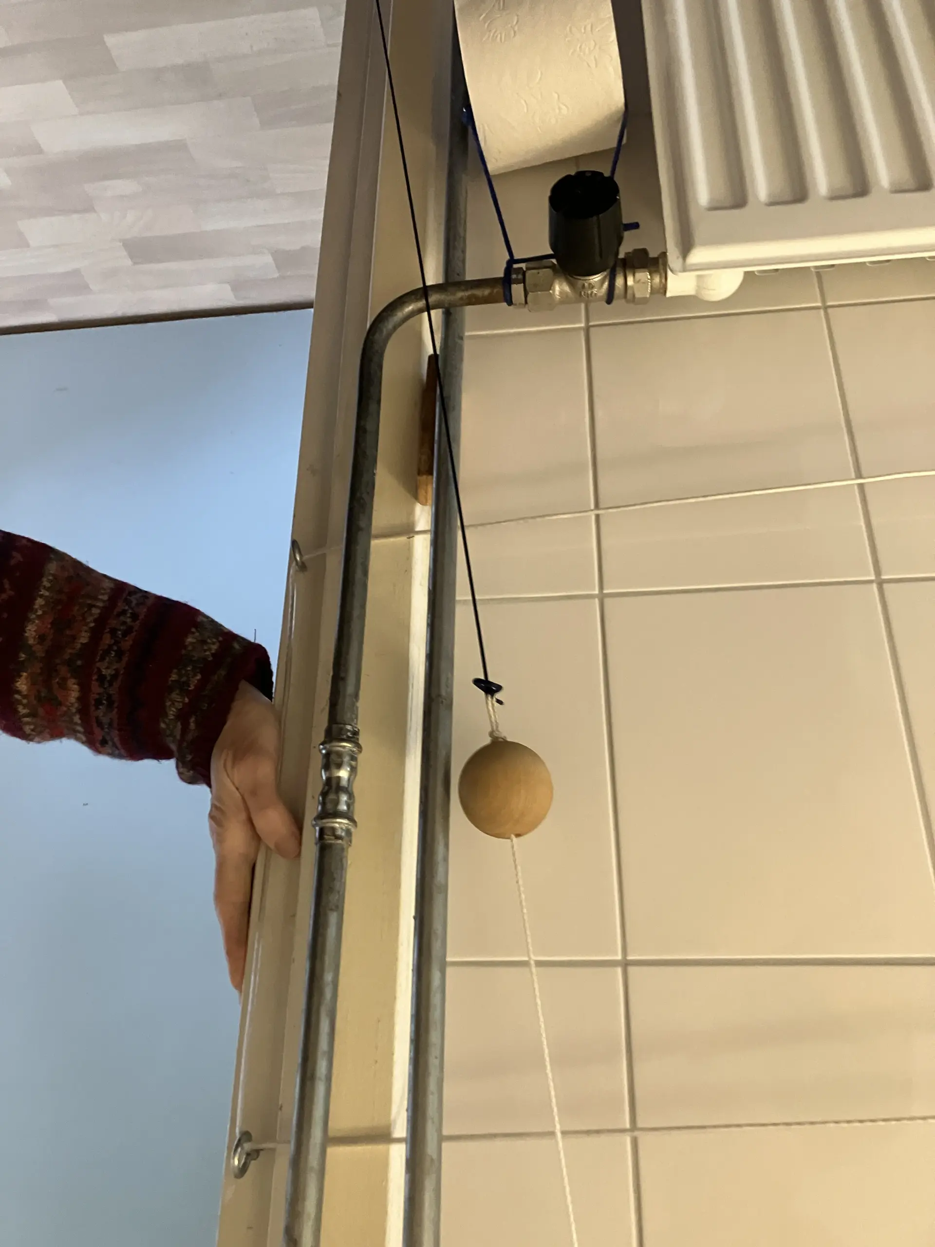 Voetpedaal aan trekkoord - zelf maken