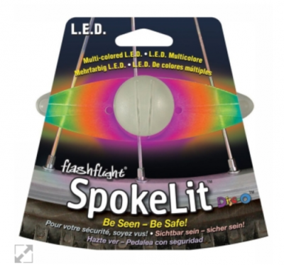 LED fietsverlichting SpokeLit van Nite Ize