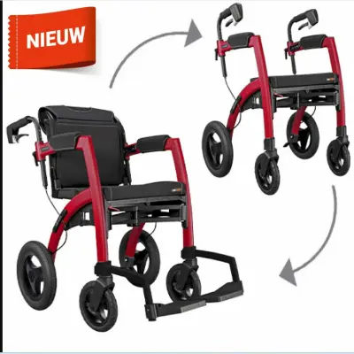 Rollator en rolstoel Rollz Motion