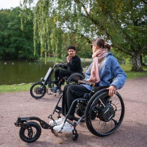 Adventus aankoppelwiel in park
