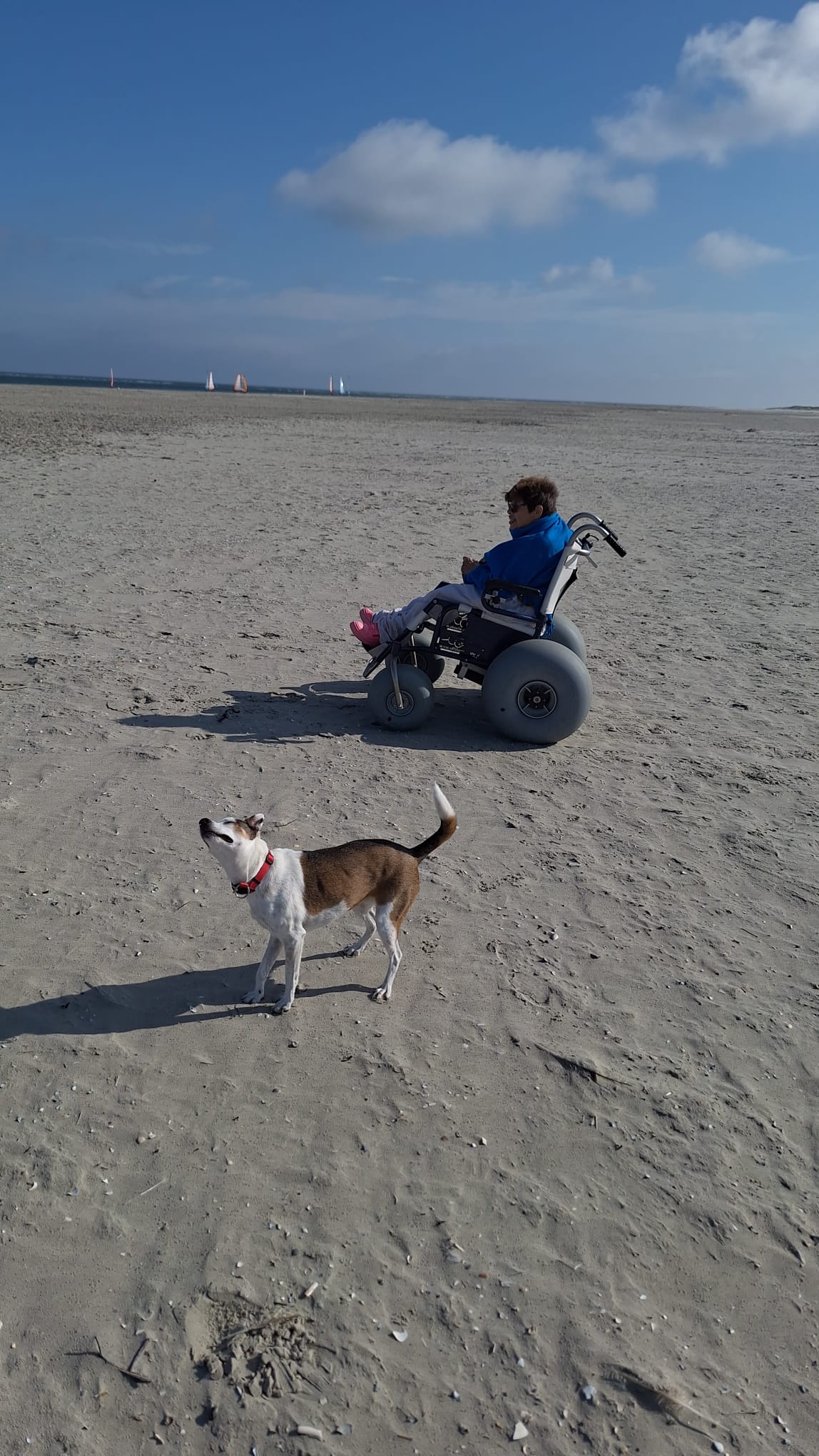 Elektrische strandrolstoel